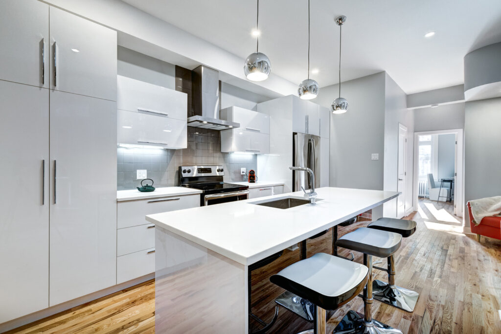 White Kitchen Cabients